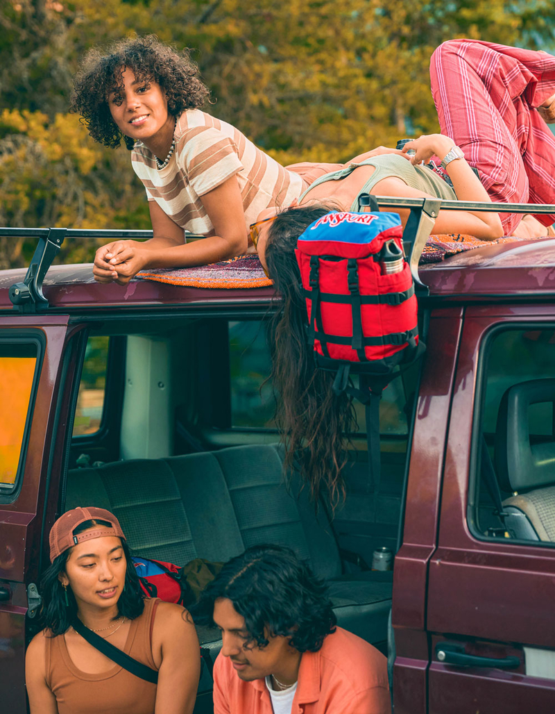 JANSPORT Mini Skip Pack Backpack RED TAPE Tillys