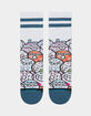 STANCE Kevin Lyons Why The Face Kids Boys Crew Socks image number 2