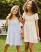 RSQ Girls Textured Babydoll Dress image number 3