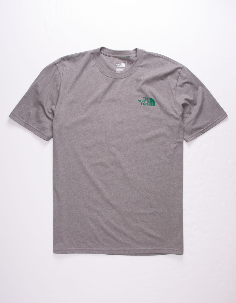 THE NORTH FACE Red Box Heather & Midnight Green Mens T-Shirt image number 0