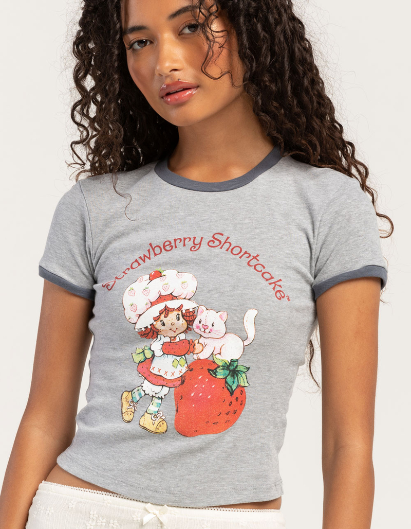 STRAWBERRY SHORTCAKE Womens Ringer Tee image number 2