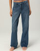 RSQ Womens Low Rise Loose Straight Jeans image number 2