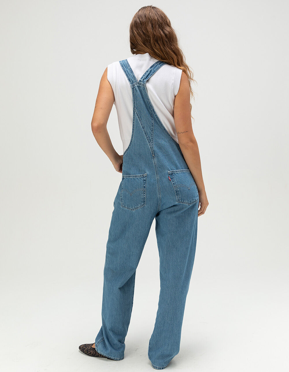 LEVI'S Vintage Denim Womens Overalls - Chill Day - MEDIUM INDIGO