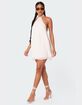 EDIKTED Palma Open Back Halter Mini Dress image number 4