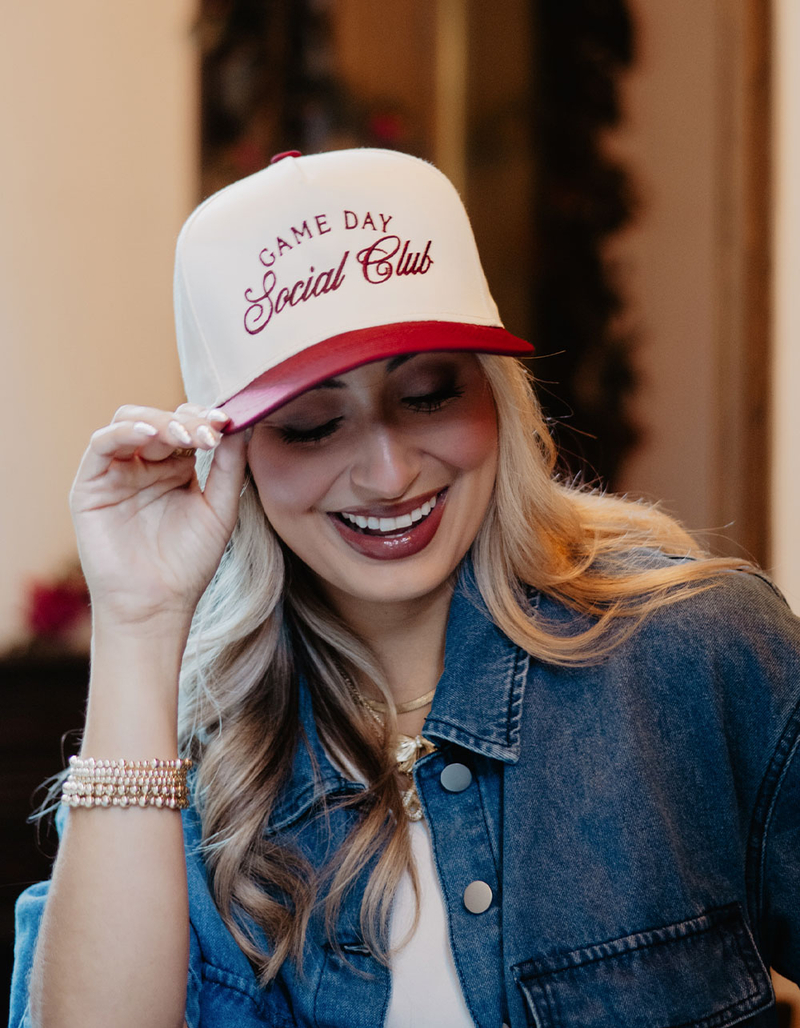 KATYDID Game Day Social Club Two-Toned Vintage Hat image number 3