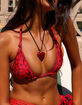 KULANI KINIS Sassy Sangria Triangle Bikini Top image number 6