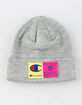 CHAMPION Jock Tag Grey Beanie image number 1
