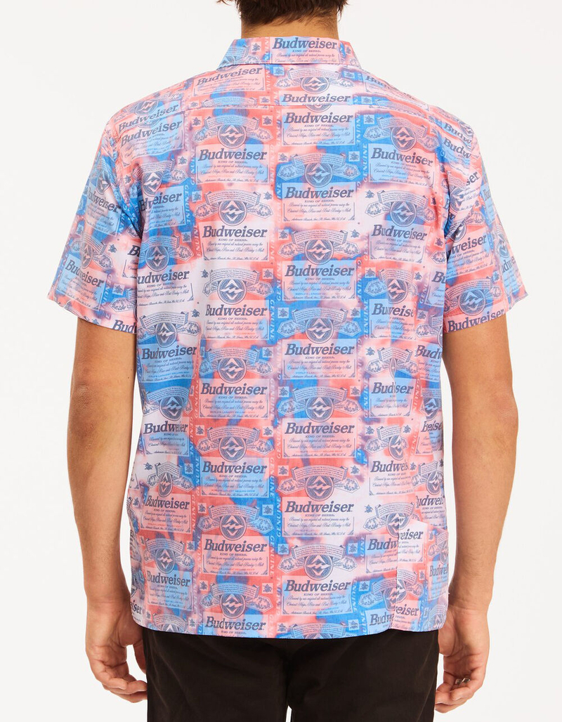 BILLABONG x Budweiser Insignia Mens Button Up Shirt image number 4