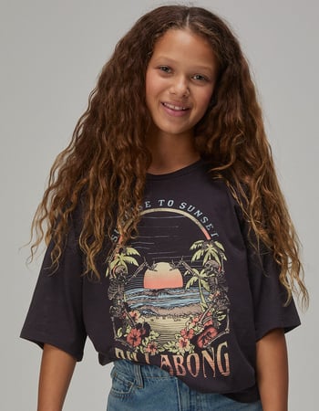 BILLABONG Paradise Frame Girls Boyfriend Tee BILLABONG Paradise Frame Girls Boyfriend Tee Primary Image