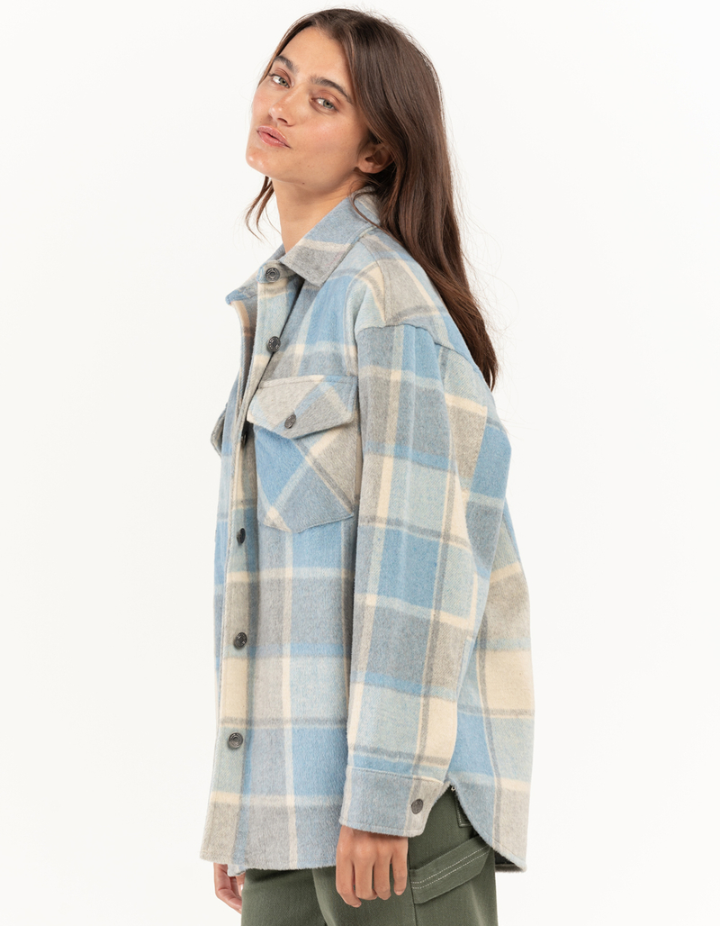 RSQ Plaid Womens Shacket image number 1