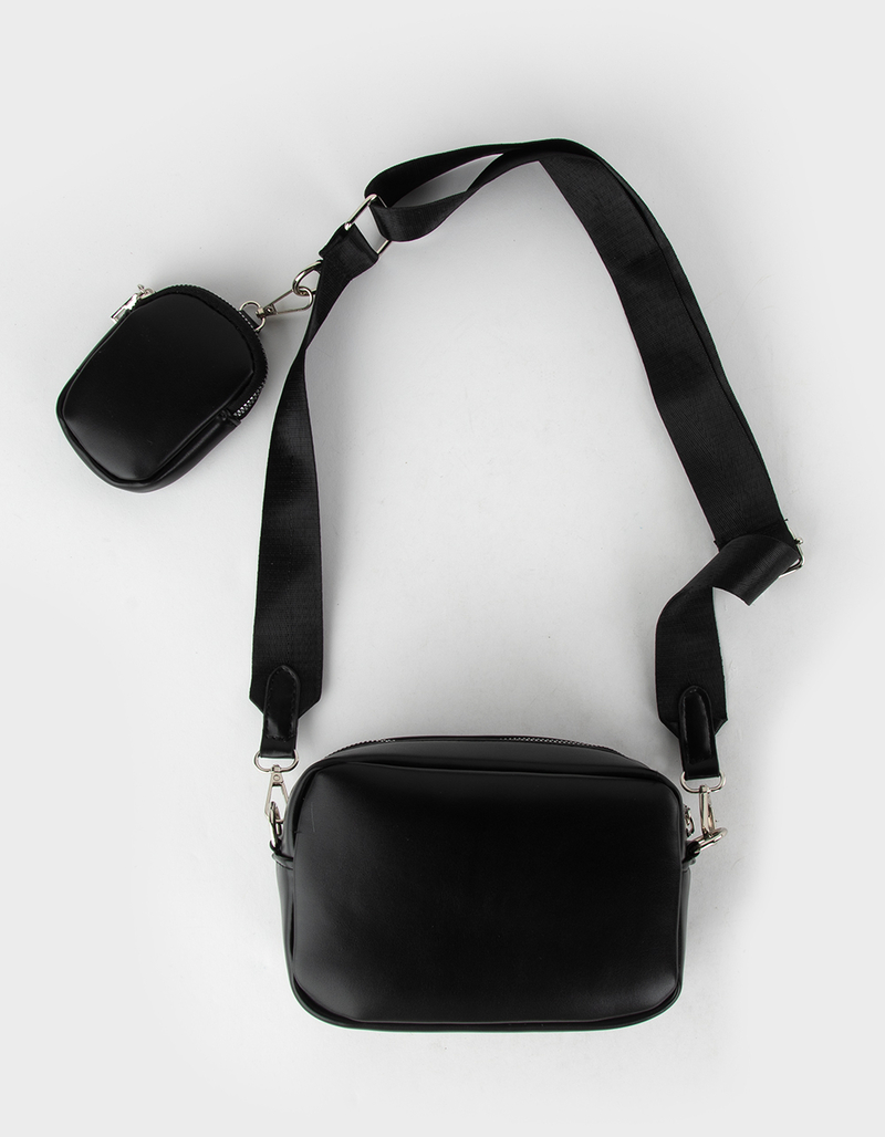 Smooth Double Pouch Crossbody Bag image number 1