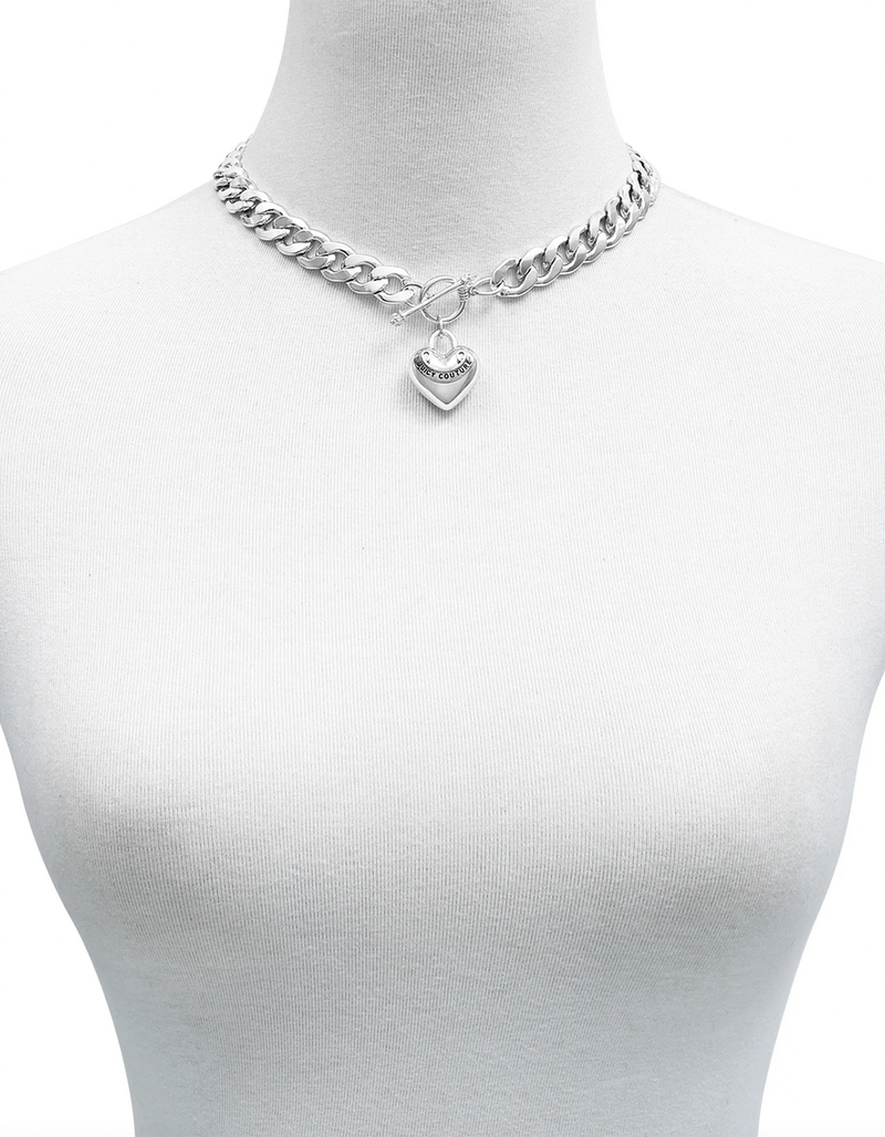 JUICY COUTURE Chain Heart Pendant Necklace image number 1