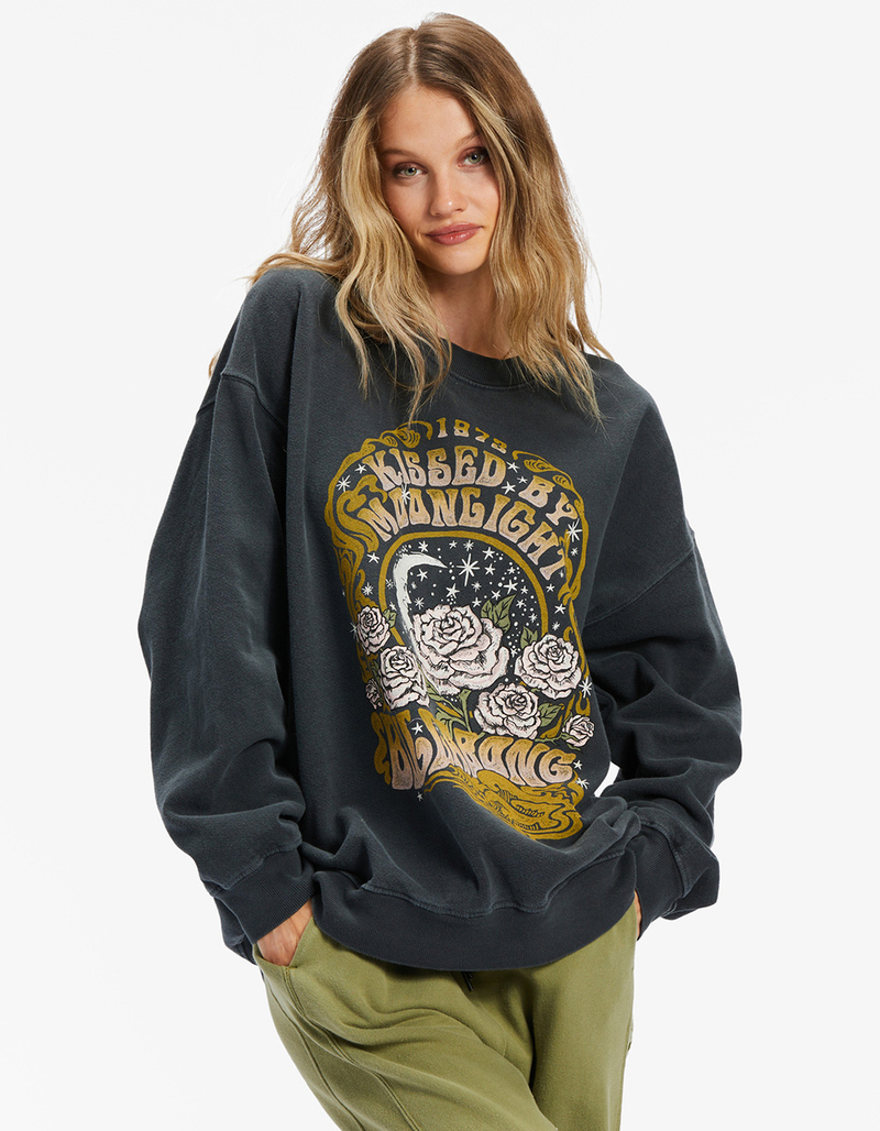 BILLABONG Ride In Womens Oversized Crewneck Sweatshirt image number 0
