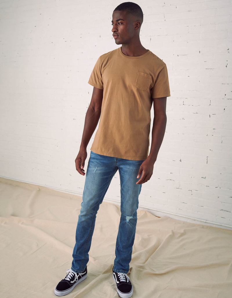 RSQ Mens Slim Taper Medium Vintage Jeans image number 0