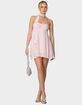 EDIKTED Pheona Strapless Scarf Mini Dress image number 1