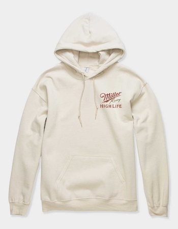 MILLER HIGH LIFE Racing Distressed Unisex Hoodie Primary Image