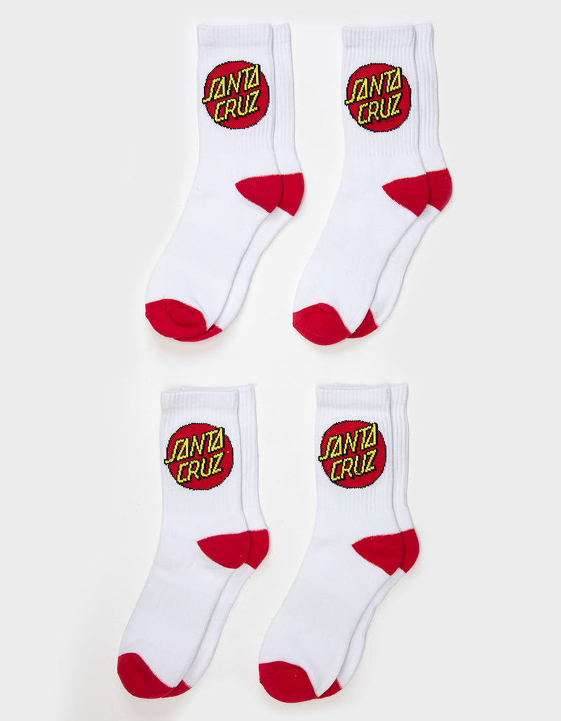 SANTA CRUZ 4 pack Boys Crew Socks image number 0