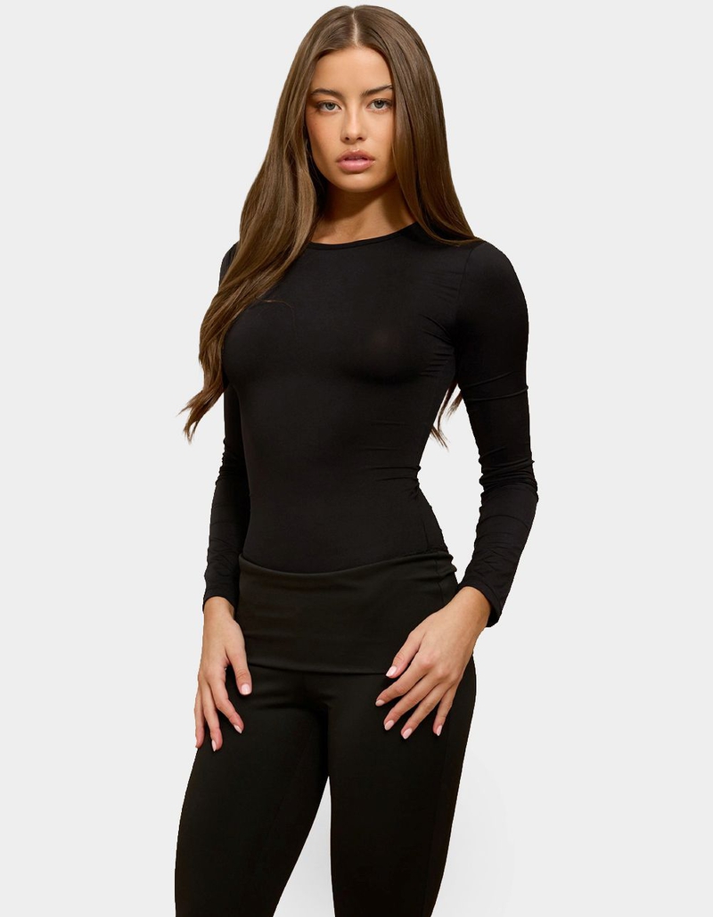 EDIKTED Coretta Long Sleeve Bodysuit image number 0