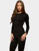EDIKTED Coretta Long Sleeve Bodysuit image number 1
