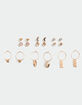 FULL TILT 9 Pack Moon & Eye Earrings Set image number 1