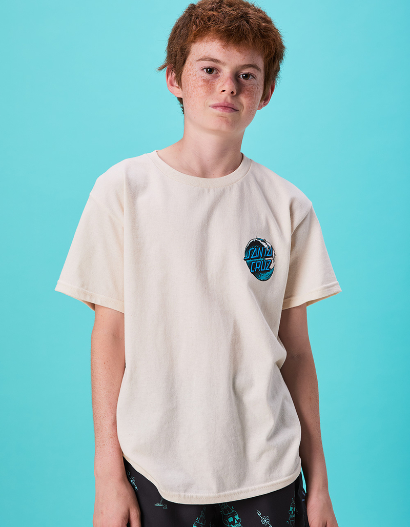 SANTA CRUZ Wave Dot Boys Tee image number 2