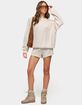 EDIKTED Baila Waffle Henley Top image number 5