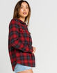 BRIXTON Bowery Womens Red Flannel Shirt image number 2