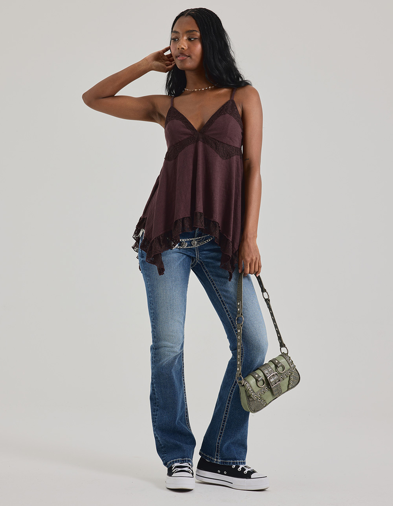 Laced Grommet Shoulder Bag image number 7