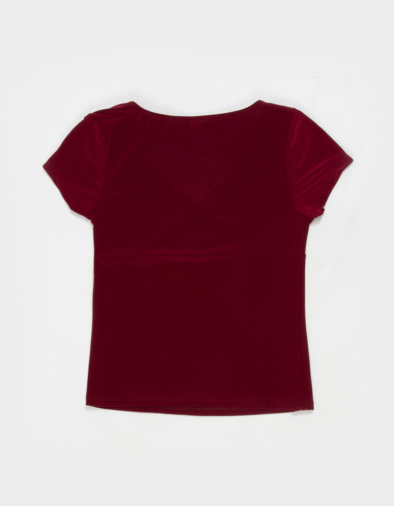 RSQ Girls Butter Soft Surplice Top image number 1