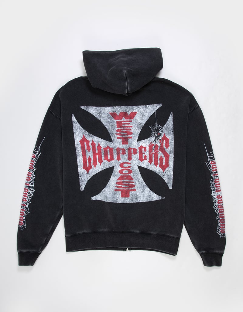 WEST COAST CHOPPERS Crawler Mens Zip-Up Hoodie image number 1