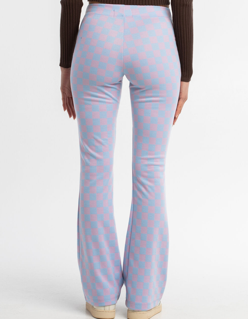 RSQ Womens Checker Flare Pants image number 4