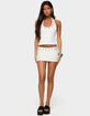 EDIKTED Havana Grommet Ribbed Halter Top image number 5