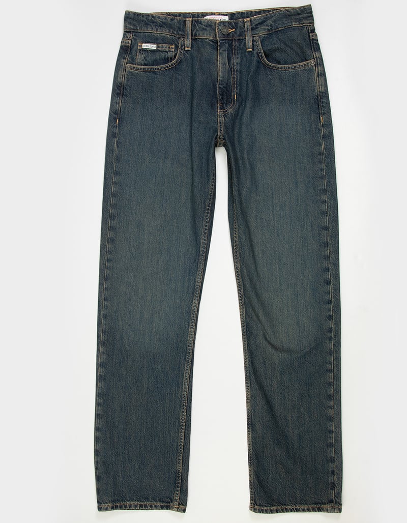 GUESS JEANS G16 Mens Straight Jeans VINTAGE MED Tillys