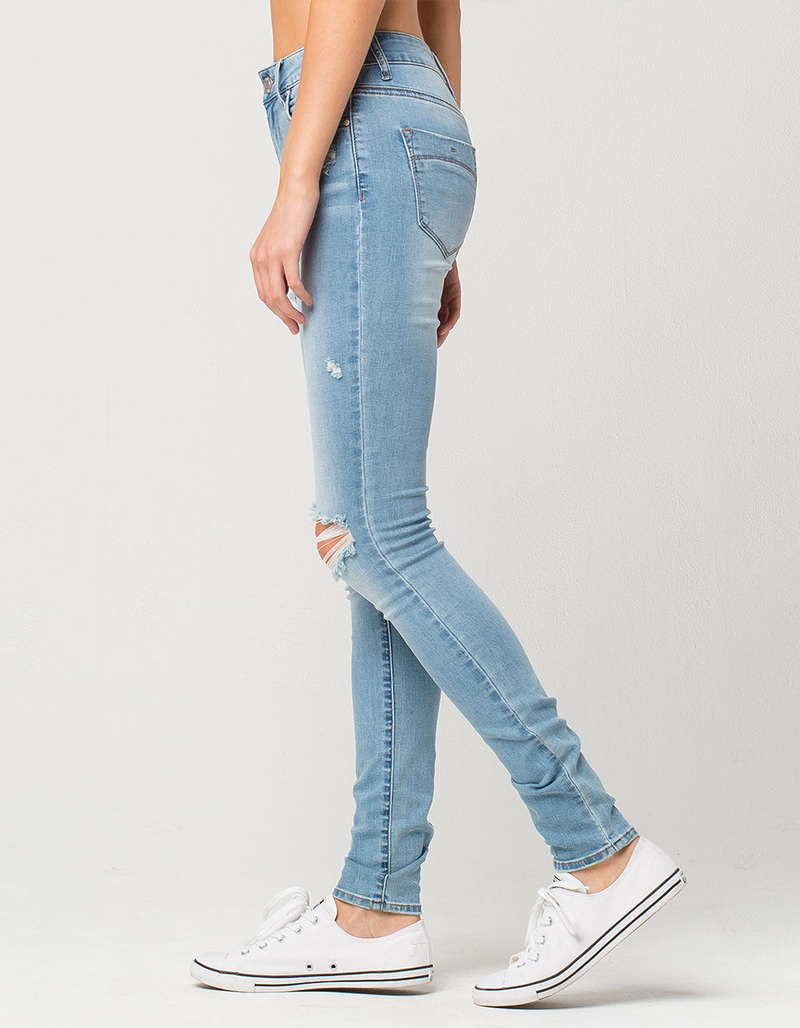 RSQ Manhattan High Rise Womens Ripped Skinny Jeans image number 2
