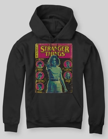 STRANGER THINGS Comic Cover Unisex Hoodie Primary Image