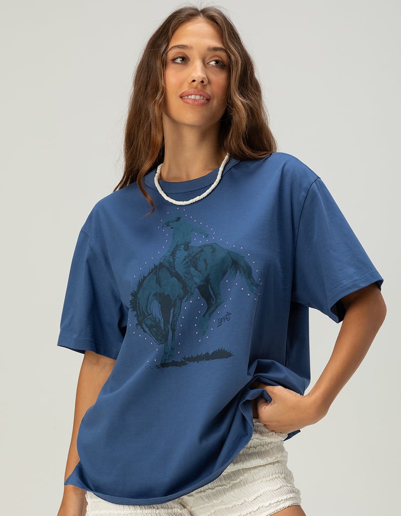 LEVI'S Premium Womens Studded Boyfriend Tee image number 0