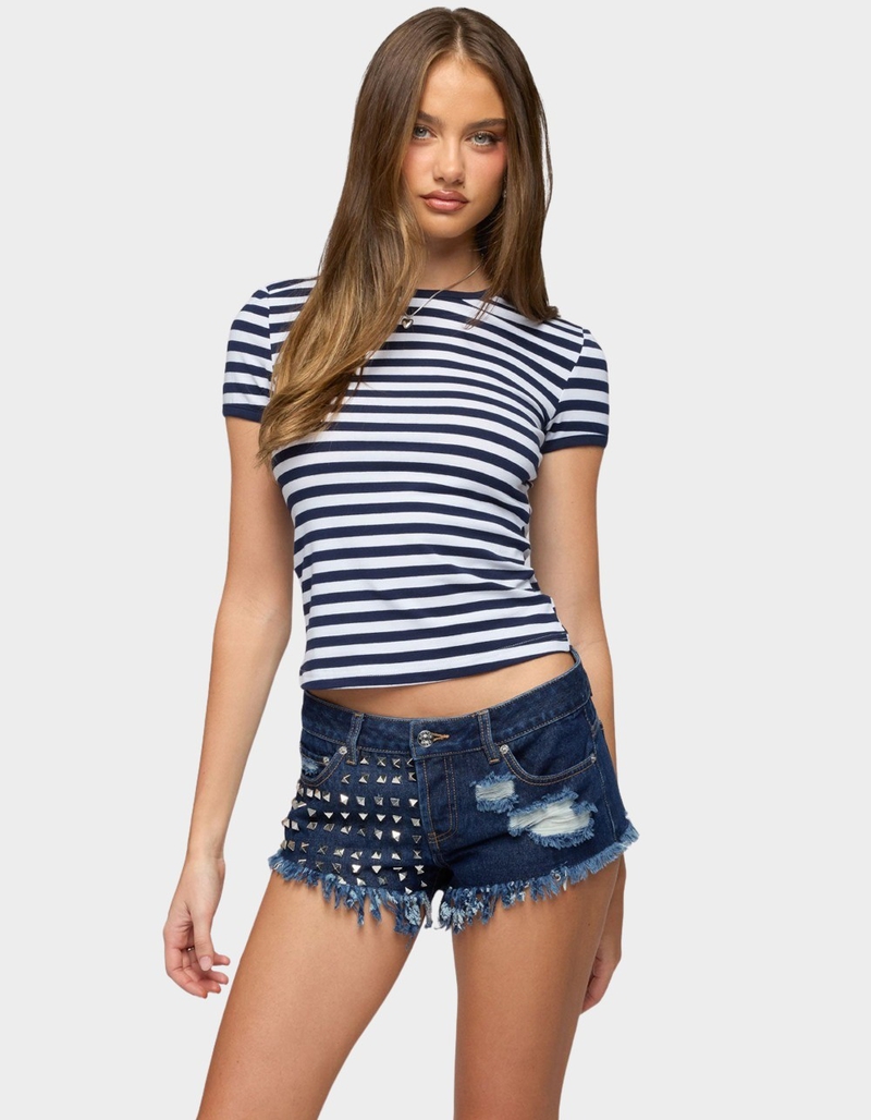 EDIKTED Lucinda Striped Tee image number 0