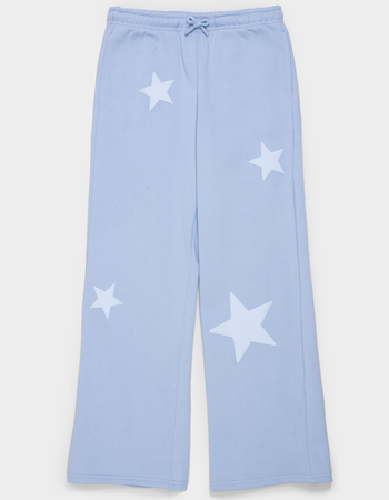 FULL TILT Star Puff Girls Wide Leg Sweatpants Alternative Image