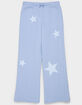 FULL TILT Star Puff Girls Wide Leg Sweatpants image number 2