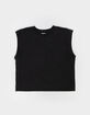 RSQ Mens Washed Cropped Muscle Tee image number 3