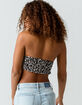 SKY AND SPARROW Daisy Hanky Womens Black Tube Top image number 3