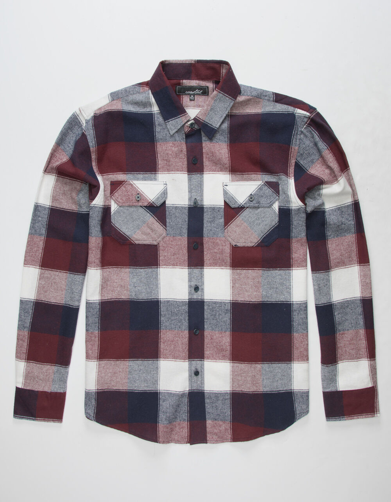 COASTAL Hounds Mens Flannel Shirt image number 0