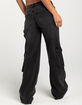 GEMMA RAE Low Rise Wide Leg Womens Cargo Pants image number 4