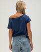 THE WILD COLLECTIVE Penn State Womens Off The Shoulder Tee image number 4