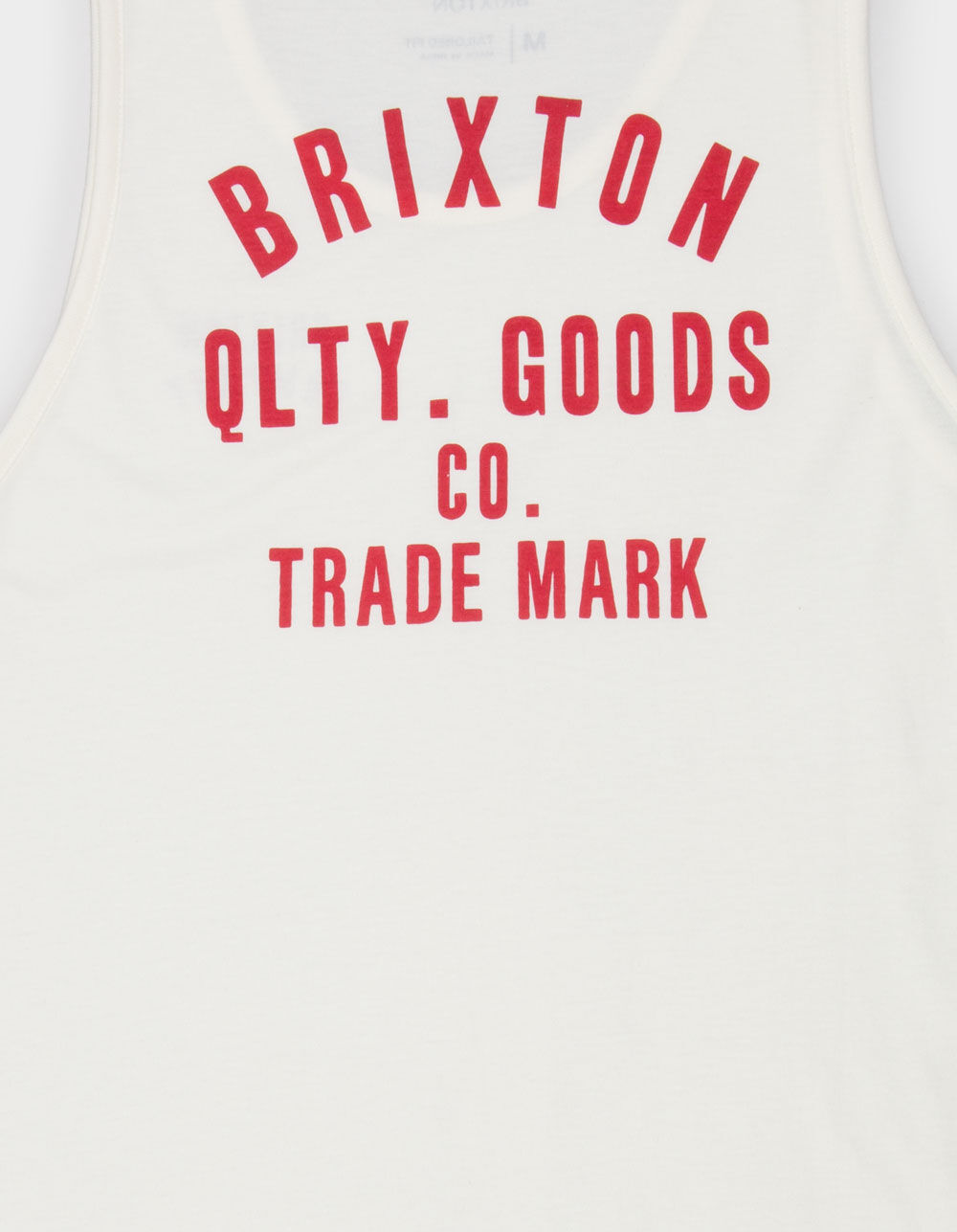 BRIXTON Woodburn Mens Tank Top - CREAM - L | Tillys