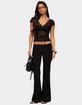 EDIKTED Elza Scalloped Sheer Lace Top image number 5