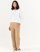 CONVERSE Womens Wide Leg Knit Pants image number 1