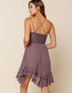 FREE PEOPLE Adella Charcoal Slip Dress image number 3