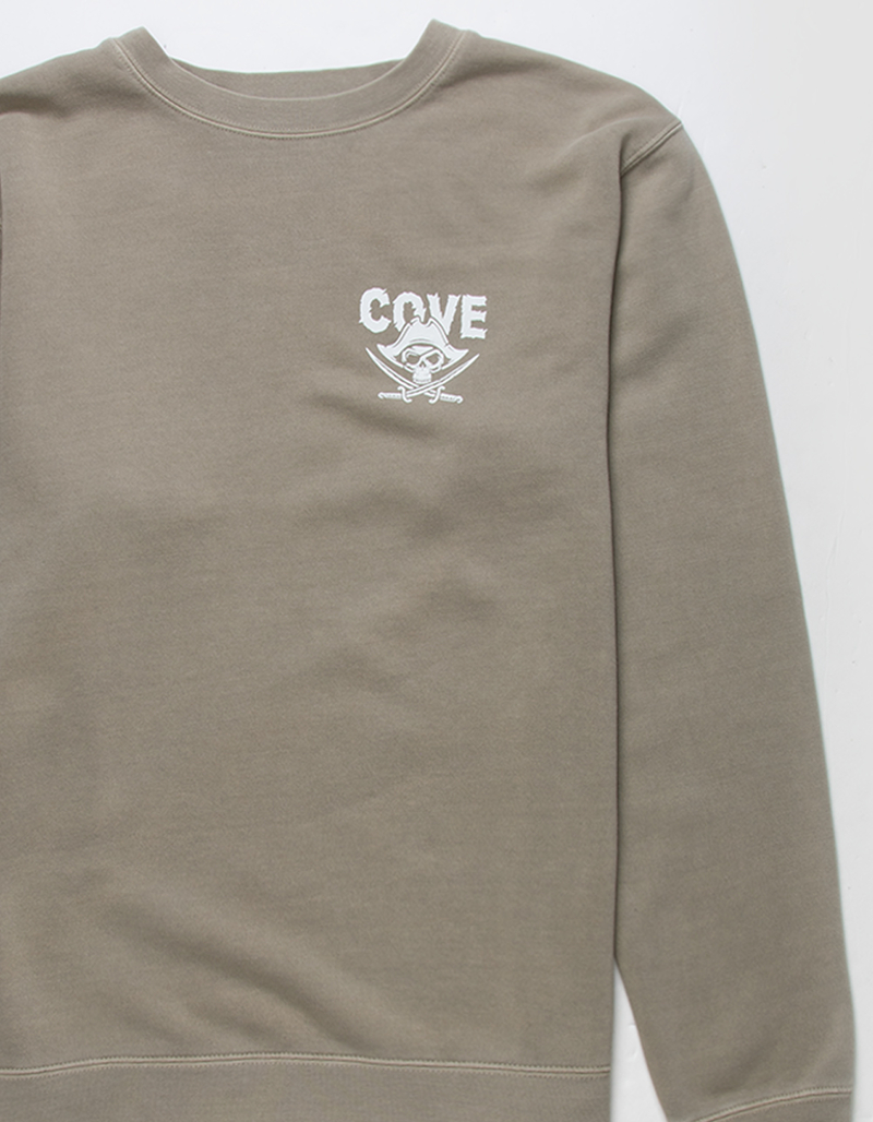 COVE SURF CO. Jolly Roger Mens Crewneck Sweatshirt image number 1