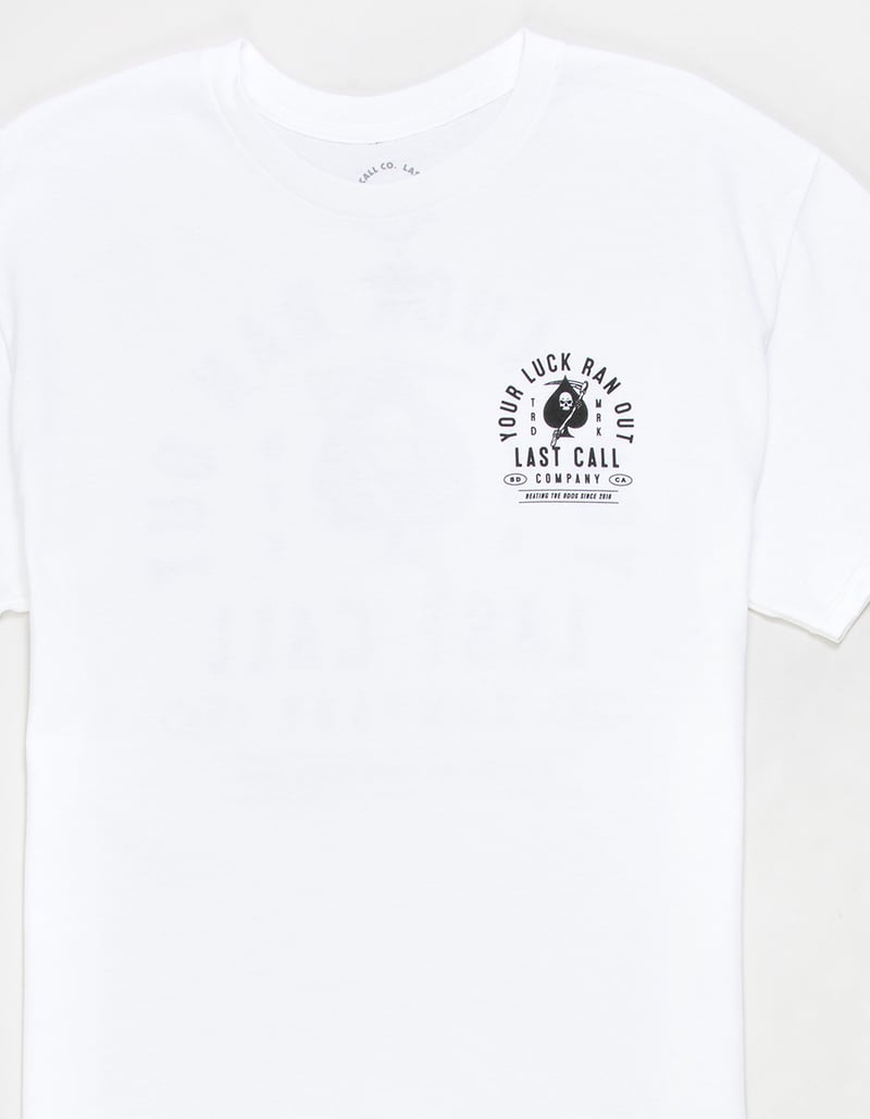 LAST CALL CO. Luck Badge Mens Tee image number 2